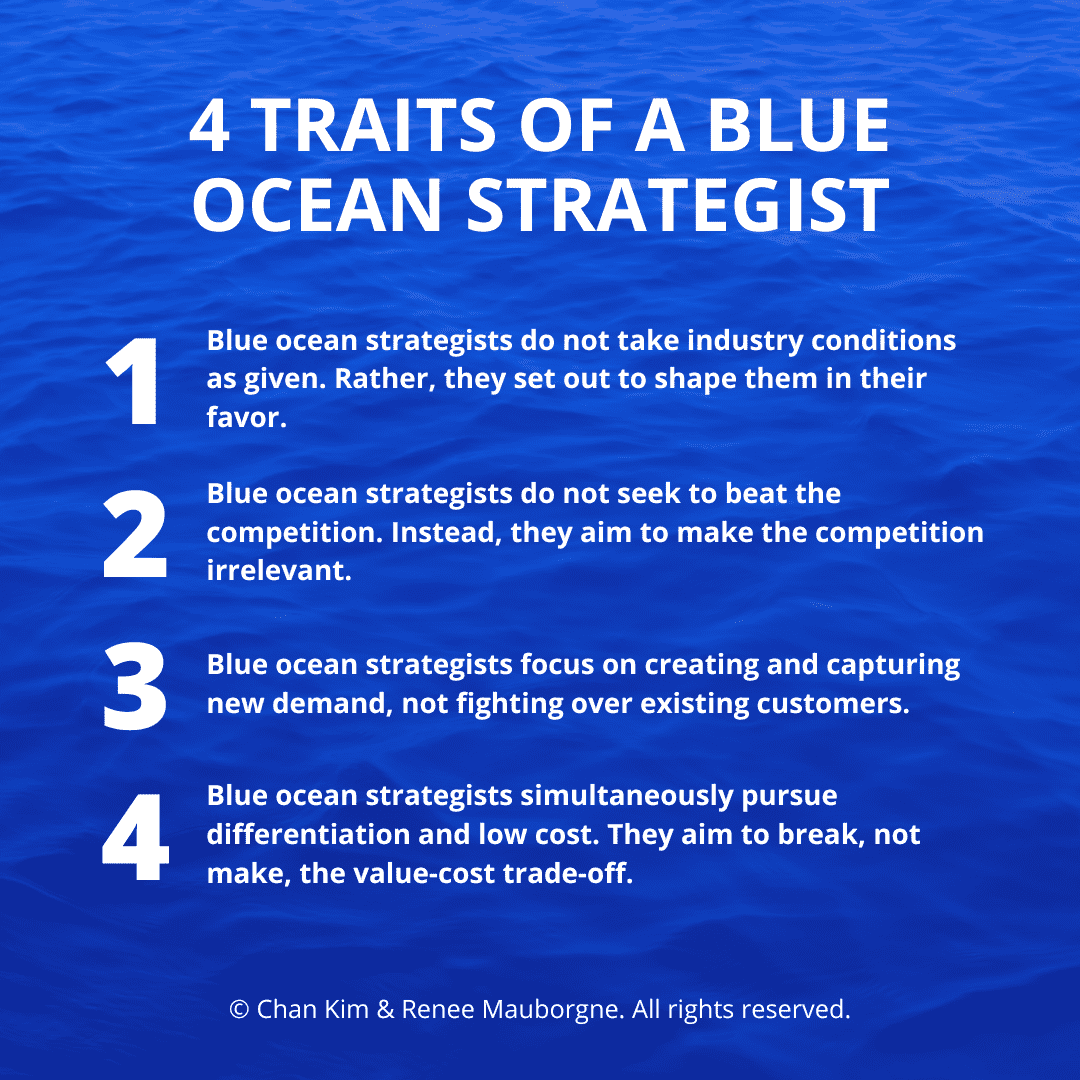 What is Red Ocean Strategy You to to a Blue Ocean